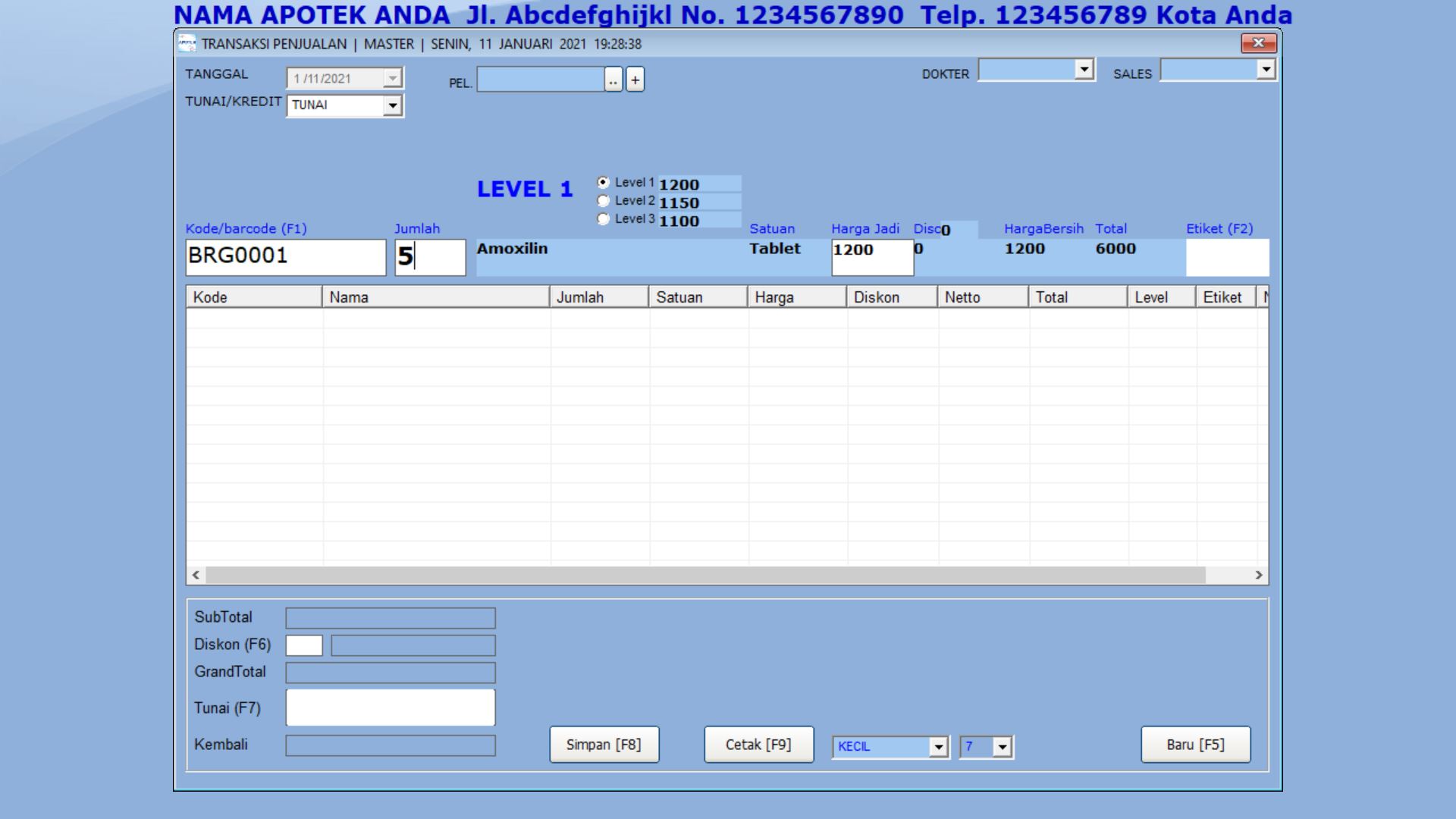 Software Apotek 3 Level Harga, software apotek, aplikasi apotek, software apotik